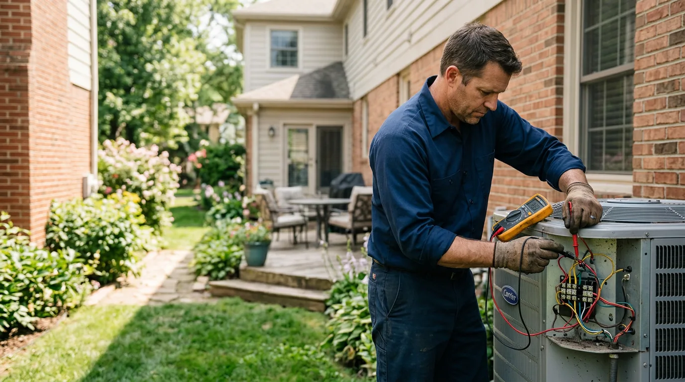 HVAC technician working near Steinhatchee, FL